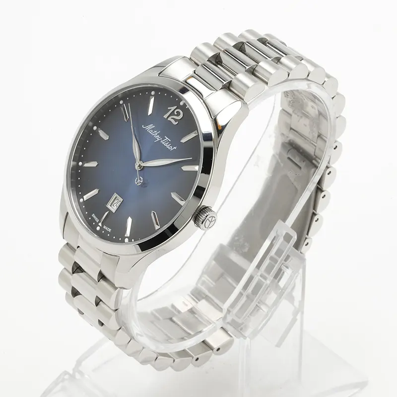 Mathey-Tissot Urban Swiss Quartz Blue Dial Men's Watch- H411MABU